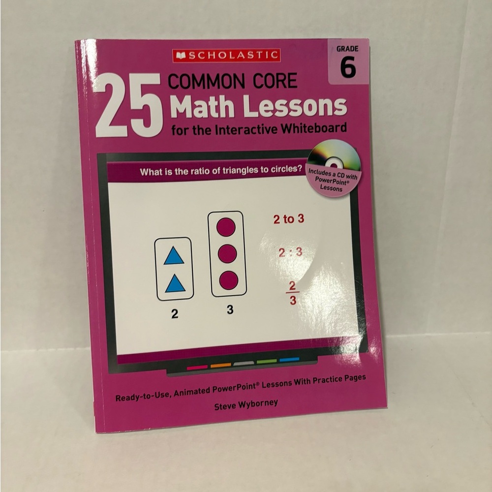 Scholastic Pink Math Lessons Book